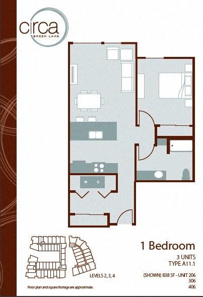 floor plan of the first level of the apartment
